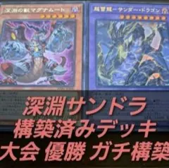 【大会構築】遊戯王　構築済みデッキ　深淵　サンドラ　ビーステッド　本格ガチデッキ