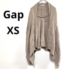 Gap【XS】変形ドレープニット ショールカーディガン カシミア混 2010年製