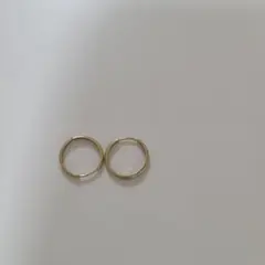 年末セール最終値下げ!!!シルバー925 ゴールド フープピアス