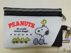 新品☆スヌーピー リール付きキーケース鍵カバーランドセル小学生