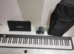 ニコマク キーボード 電子ピアノ 88鍵盤 折り畳み式 充電式 黒色