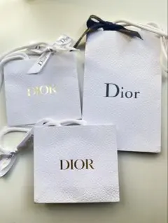 Dior ショップ袋セット ホワイト