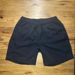 テアトラ　黒 ショートパンツ ドローストリング