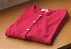 Mao made カーディガン 5部袖ピンクのサムネイル