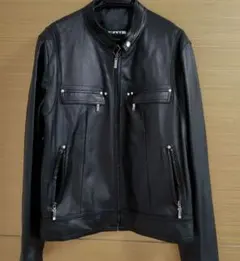 美品✨CAN LEATHER WEAR　ブラックレザージャケット