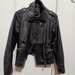 値下げ☆Kelayuia ブラック ライダースジャケット Sサイズ