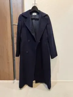 BARNEYS NEW YORK ネイビー ロングコートのサムネイル