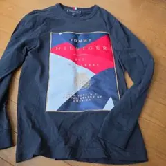 TOMMY HILFIGER ネイビー ロングスリーブ Tシャツ