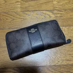 COACH 長財布 アウトレット ダークブラウン