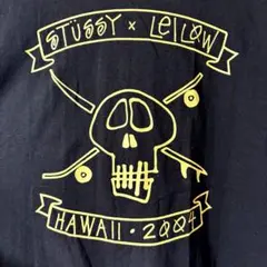 STUSSY × LEILOW hawaii 00s ステューシー M 新品 STUSSY(ステューシー) 00'S LEILOW HAWAII CHAPTER TEE プリント