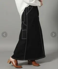 ローリーズファーム　カツラギAラインデニムスカート