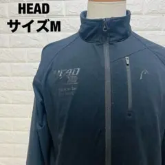 HEAD ジップアップジャージ Mサイズ ブラック スポーツウェア【721】