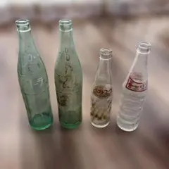 昭和レトロ 瓶 4本セット コカコーラ ペプシ チェリオ
