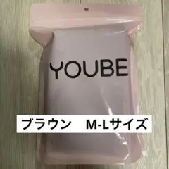 YOUBE ストッキング風 裏起毛タイツ ブラウン