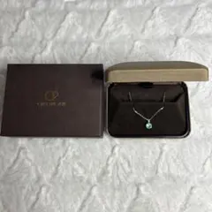 MICHELANGELOシルバー ターコイズ オーバルカボション ネックレス 