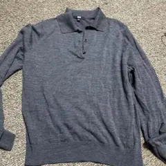 UNIQLO メリノポロセーター　XL 長袖ポロシャツ ニット