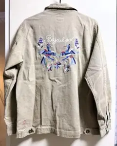 チチカカ　刺繍　カバーオール 長袖ジャケット　ミリタリー