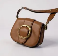 ポロラルフローレン ペブルドレザーショルダーバッグ　Lennox