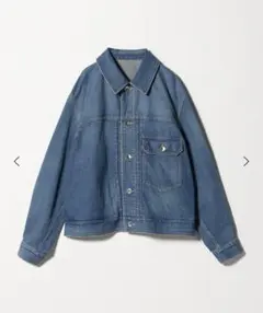 MATSUFUJI Embroidery Red Ear DenimJacket - メルカリ
