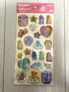 ケアベア　ポップデコパーティ　ラメきらクリスタルシール