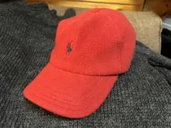 Ralph Lauren ラルフローレン　キャップ　赤　フリース