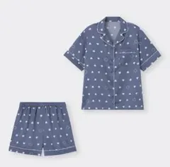 gu サテンハートパジャマ