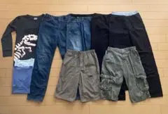 春夏物　ボトムス多　まとめ売り　男の子　9点セット　貴重な170cm ！