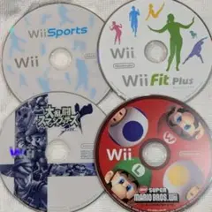 Wii ソフト スマブラ/マリオ/Wiiスポーツ/Wii Fit Plus