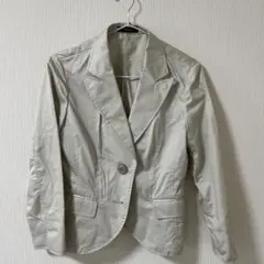 COMME CA ISM ライトグレー テーラードジャケット