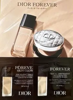 Dior Forever フルイドグロウ＆マットリキッドファンデーション 2包