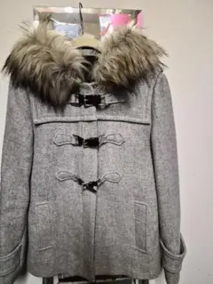 ZARA WOMAN グレー ダッフルコート