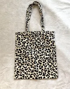 LOWRYS FARM A4トートバッグ　レオパード