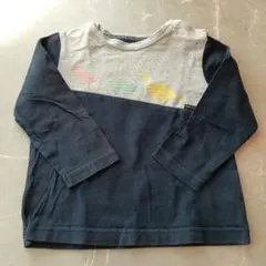 COMME CA FOSSETTE ロングTシャツ 90サイズ　恐竜のサムネイル