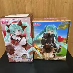 初音ミクフィギュア Outdoor チロルチョコ ミルクver ２個セット
