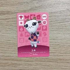あつ森　どうぶつの森　アミーボカード　amiiboカード　ユキ