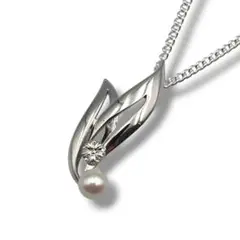 MIKIMOTO ミキモト ネックレス パール 本真珠 5mm シルバー925のサムネイル