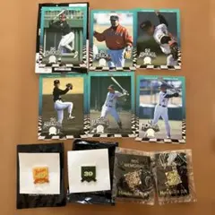 福岡ダイエーホークス　ファンクラブ　カード、ピンバッジセット