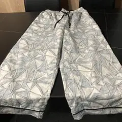 Bou Jeloud 総柄ワイドパンツ イージーパンツ