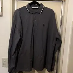U.S. POLO ASSN. グレー 長袖ポロシャツ