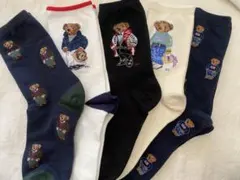POLO ポロラルフローレンのレディース用ソックス5足セット新品 24~26cm