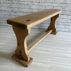 木製　ベンチ　ラスティックパイン　レトロ　ヴィンテージ　オールド