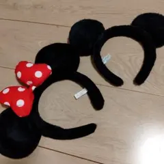 ディズニーリゾート ミッキー ミニー ノーマル カチューシャ セット ペア