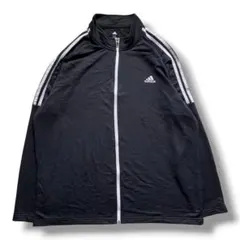 F1806　【即購入OK】　adidas　トラックジャケット　2XL　ブラック