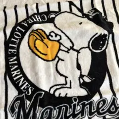 SNOOPY＆ チバロッテマリーンズ ハンドタオル 新品未使用