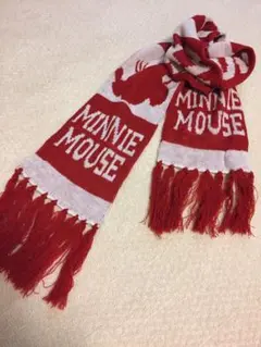 Disney ミニーマウス ニット マフラー