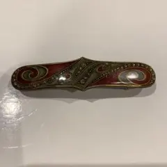 Clara Bijoux クララビジュー　バレッタ 髪留め　エナメル装飾