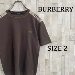 【美品】BURBERRY BLACK LABEL バーバリーチェック Tシャツ