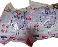 クイックル ハンディ 取り替え用 12枚入　2セット