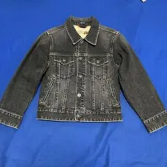 GAP ギャップキッズ　Gジャン　130 黒　デニム