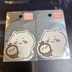 ちいかわ　スマホに貼れるサイズのステッカー　ちいかわとカブトムシ